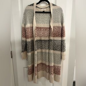 Universal Threads Color Block Cardigan